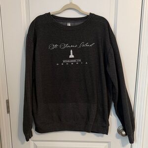 St. Simons Island Dark Gray Sweatshirt